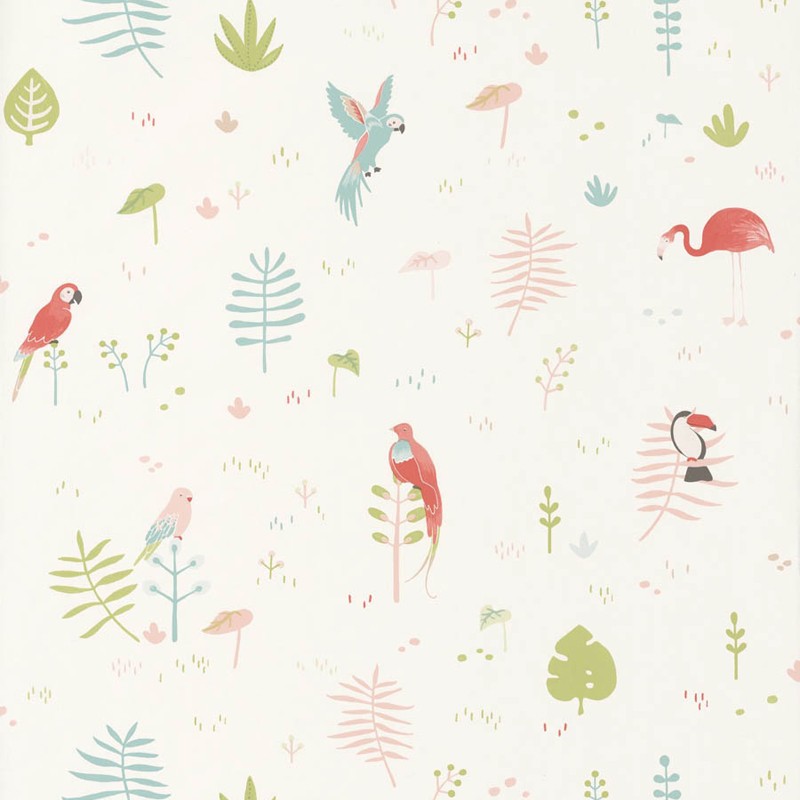 Papel pintado infantil Casadeco Happy Dreams Tropical HPDM82923102