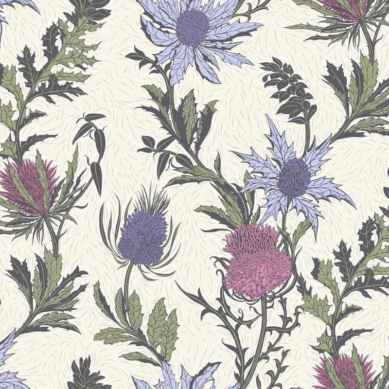 Papel pintado Cole & Son Botanical Botanica Thistle 115-14044