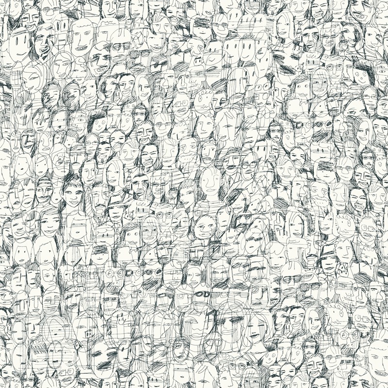 Papel pintado Tres Tintas Nueve Selvas de Mariscal Mil Caras 1995-5