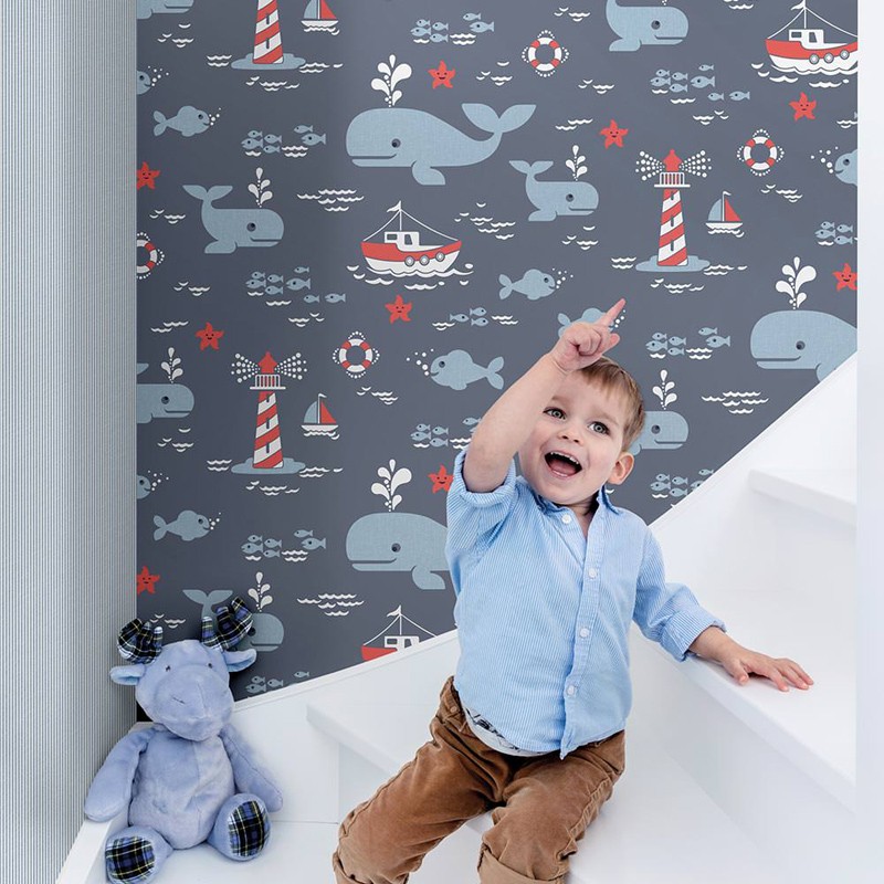 Papel pintado infantil Saint Honoré Jack 'N Rose II 1300-1782 A