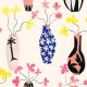Papel Pintado Coordonné 40 th Anniversary Lydia Delgado Vase of Paradise 8000064-V