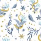 Papel Pintado Coordonné 40 th Anniversary Mercedes Bellido Serpientes y flores 8000066-V