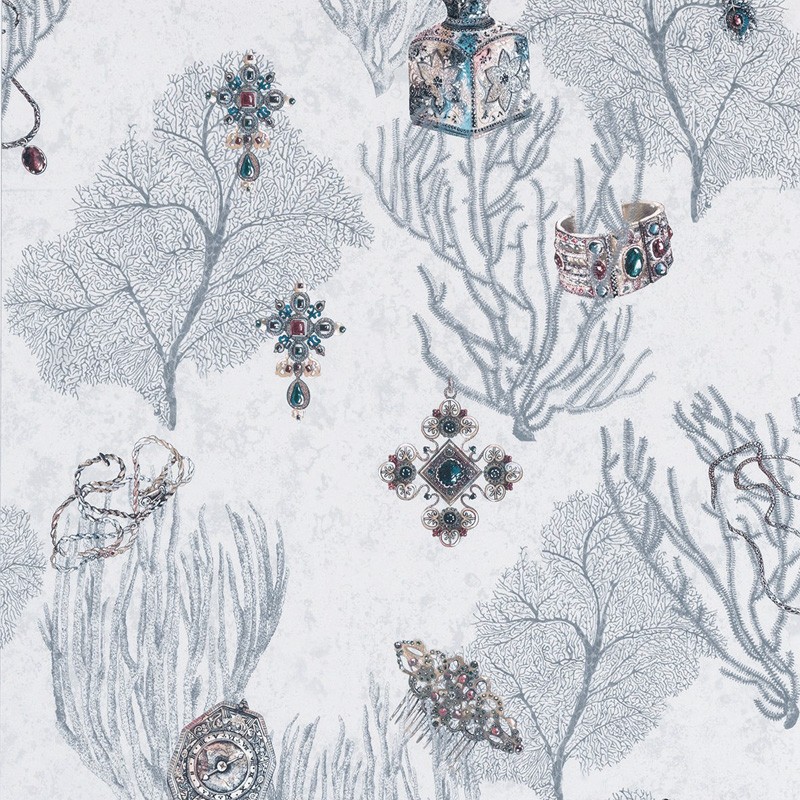 Papel pintado Osborne & Little Matthew Williamson Deya Coralino W7262-04