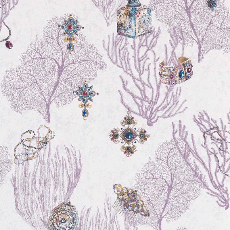Papel pintado Osborne & Little Matthew Williamson Deya Coralino W7262-02