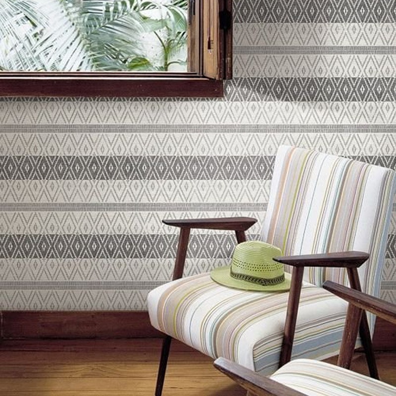 Papel pintado Wallquest Maui Maui Tribal Stripe TP81008
