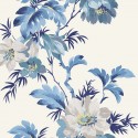 Maui Maui Flower Stripe TP81602 Wallquest Papel pintado