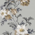 Maui Maui Flower Stripe TP81608 Wallquest Papel pintado