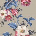 Maui Maui Flower Stripe TP81601 Wallquest Papel pintado