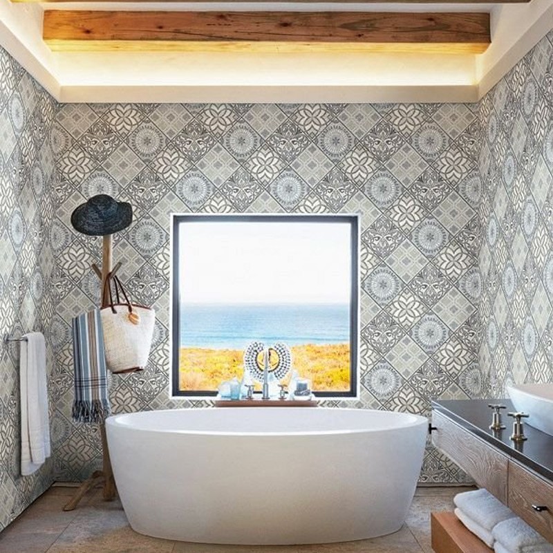 Papel pintado Wallquest Maui Maui Tile TP80300