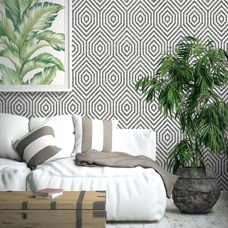 Papel pintado Wallquest Maui Maui Hexagon Geometric TP80508