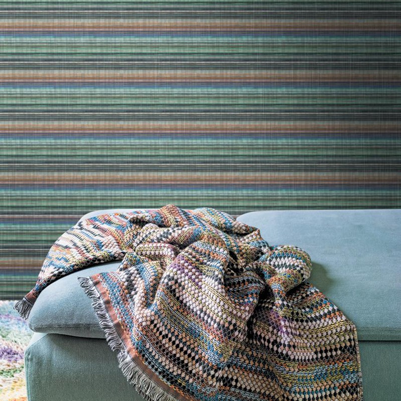 Mural Missoni Home Wallcoverings 02 Riga Multicolor Horizontal 10199 A