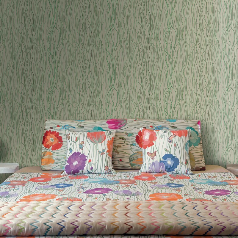 Mural Missoni Home Wallcoverings 02 Poppies Stem 10196 A