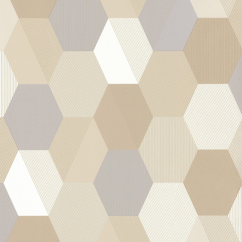 Papel pintado Caselio Spaces Hexagon SPA100101019