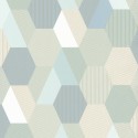 Spaces Hexagon SPA 10010 70 77 Caselio Papel pintado