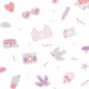 Papel pintado infantil Caselio Girl Power Pin's Me GPR100835001