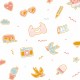 Papel pintado infantil Caselio Girl Power Pin's Me GPR100832121 a