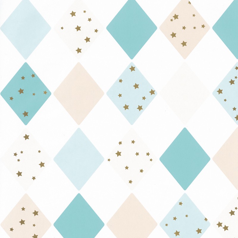 Papel pintado infantil Caselio Girl Power Shine Bright Like a Diamond GPR100816301