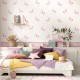 Papel pintado infantil Caselio Girl Power Princess Unicorns GPR100795402