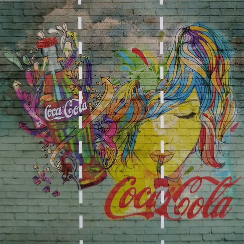 Mural decorativo Saint Honoré Coca-Cola 192-Z41273