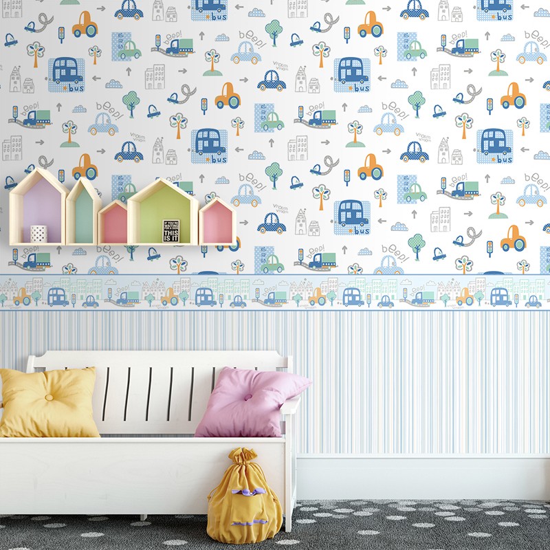 Papel pintado infantil ICH Dandino Sambori 133-2