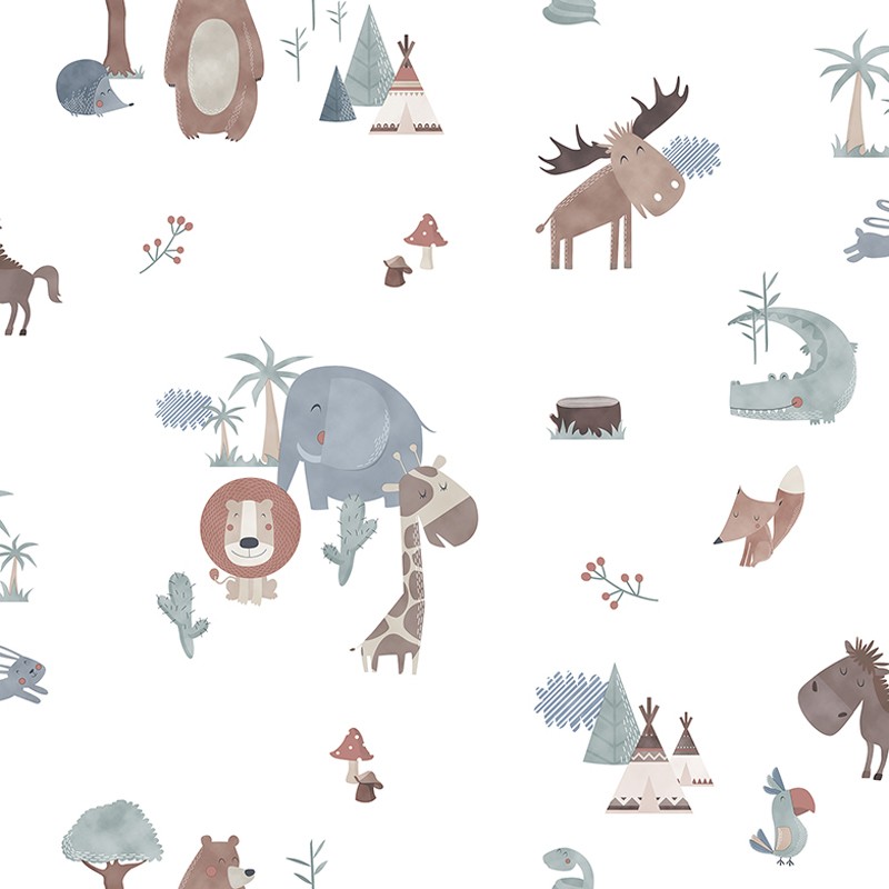 Papel pintado infantil ICH Dandino Sambori 130-3