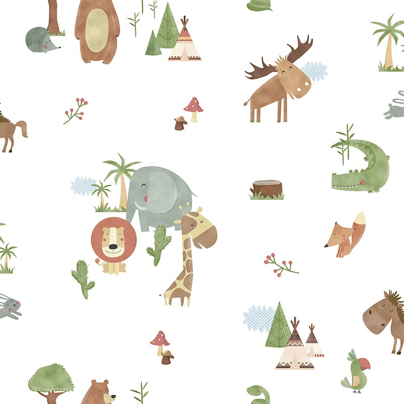 Papel pintado infantil ICH Dandino Sambori 130-2