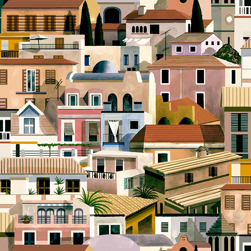 Papel pintado Coordonné Mallorca Valldemosa 8400052