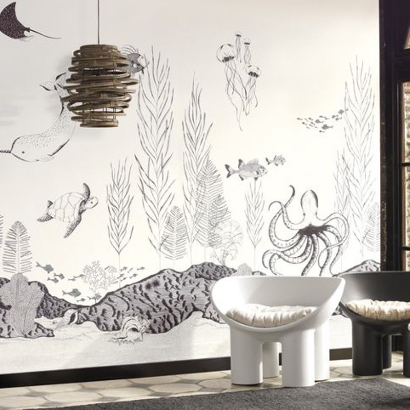 Mural decorativo Casadeco Encyclopedia II Nauticis ENCC84629549