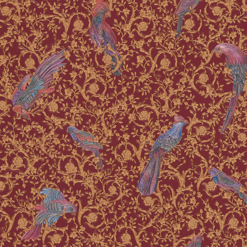Papel pintado Versace IV Barocco Birds 37053-4