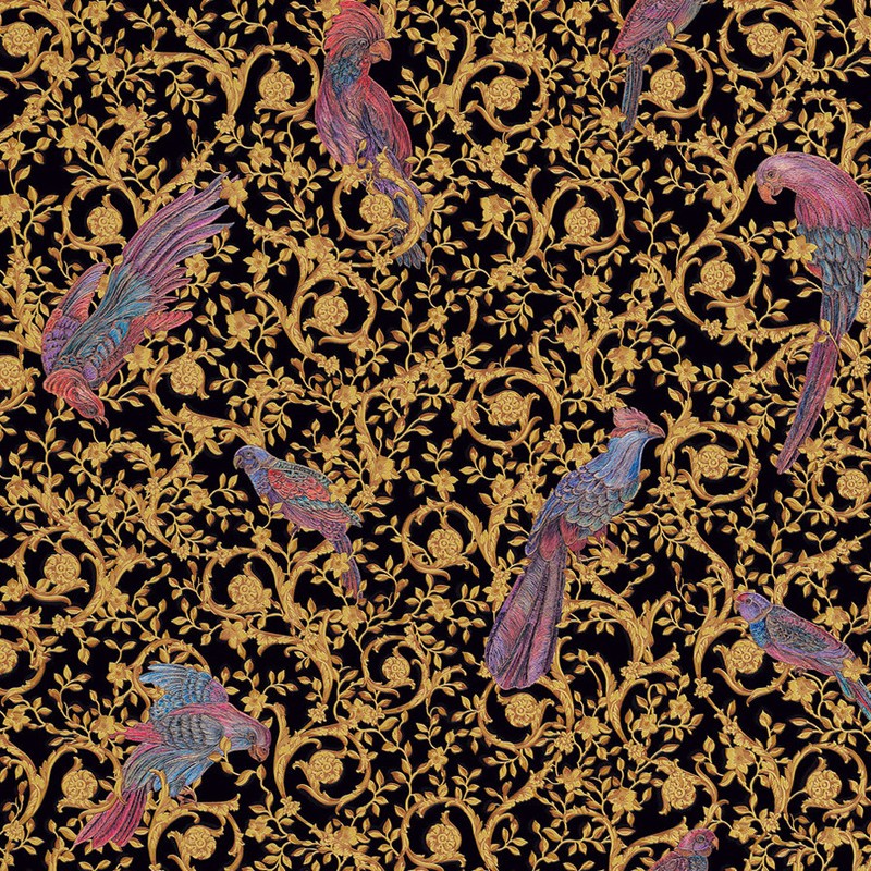 Papel pintado Versace IV Barocco Birds 37053-1