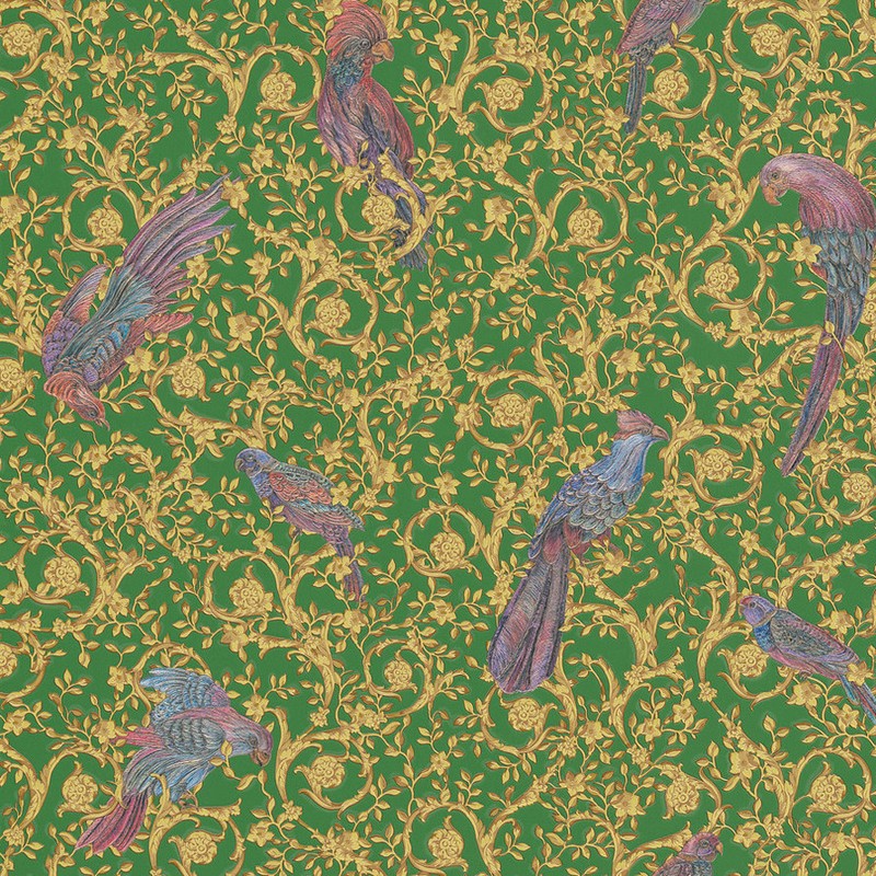 Papel pintado Versace IV Barocco Birds 37053-3