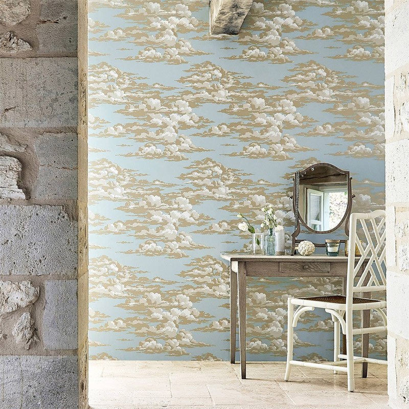 Papel pintado Sanderson Elysian Silvi Clouds 216601