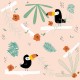 Papel pintado textil autoadhesivo AP Decoration Tucan Fest a