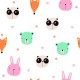 Papel pintado textil autoadhesivo AP Decoration Pretty Little Animals a