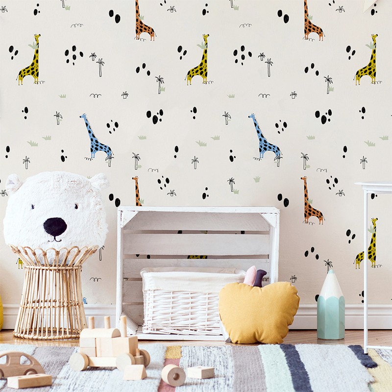 Papel pintado textil autoadhesivo AP Decoration African Savannah