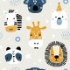 Papel pintado textil autoadhesivo AP Decoration Jungle Party a