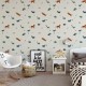 Papel pintado textil autoadhesivo AP Decoration Little Tiger