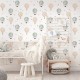 Papel pintado textil autoadhesivo AP Decoration Globos
