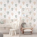 Globos Papel pintado textil autoadhesivo 