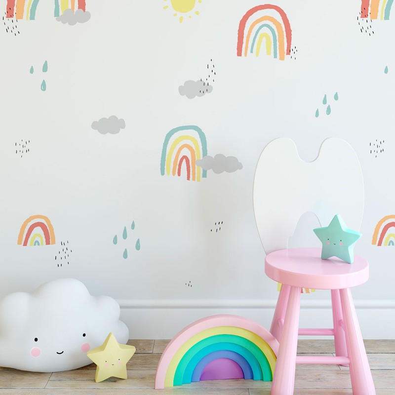 Papel pintado textil autoadhesivo AP Decoration After the Rain