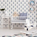 Anclas Papel pintado textil autoadhesivo 