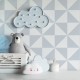 Papel pintado textil autoadhesivo AP Decoration Geo Triangle