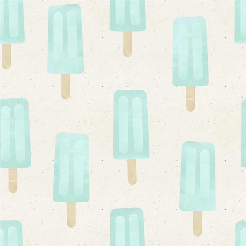 Papel pintado textil autoadhesivo AP Decoration Helados Azules