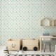 Papel pintado textil autoadhesivo AP Decoration Circles Mint