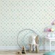 Papel pintado textil autoadhesivo AP Decoration Circles Mint a2