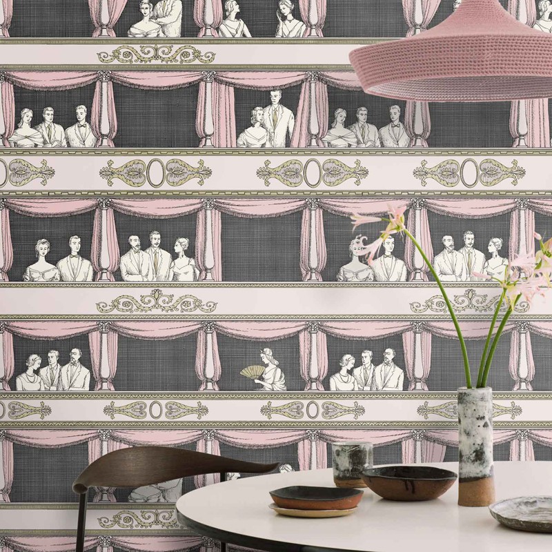Papel pintado Cole & Son Fornasetti Senza Tempo Teatro 114-4008