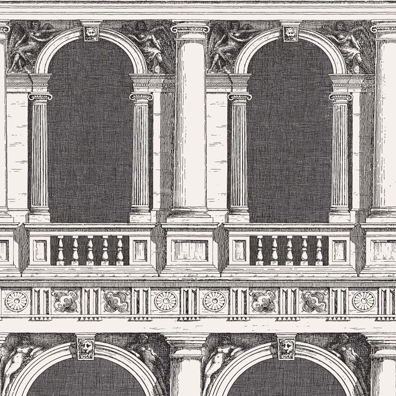 Papel pintado Cole & Son Fornasetti Senza Tempo Procuratie 114-22042