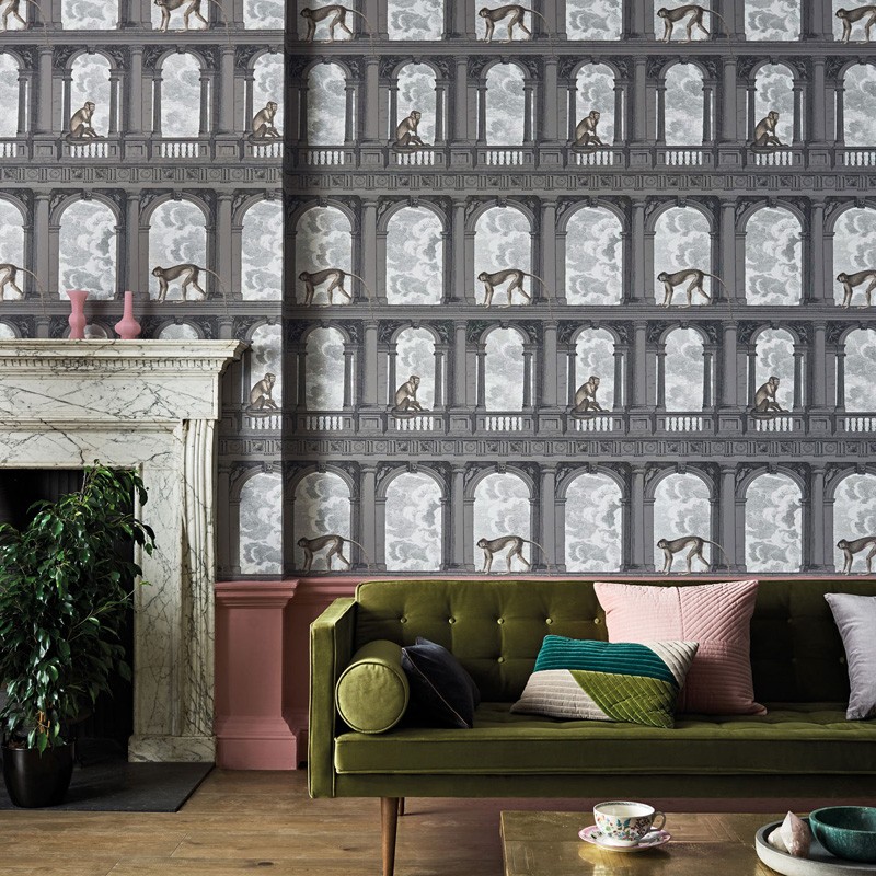 Papel pintado Cole & Son Fornasetti Senza Tempo Procuratie con Vista 114-8016