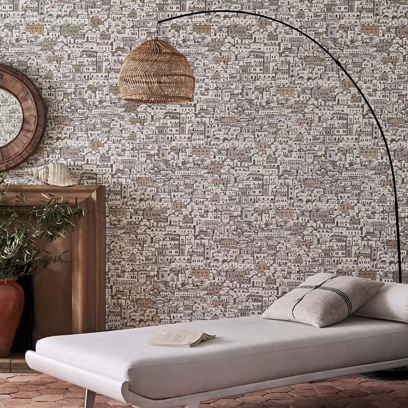 Papel pintado Cole & Son Fornasetti Senza Tempo Mediterranea 114-19038