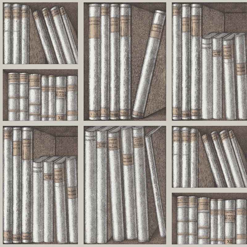 Papel pintado Cole & Son Fornasetti Senza Tempo Ex Libris 114-15029
